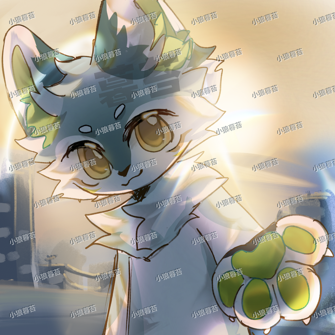 暖光速写的暮苔